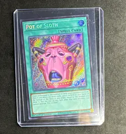 Konami Yu-Gi-Oh! Pot of Sloth CORI-EN061 Secret Rare 1st Ed English 2026 - Image 1