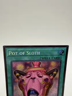 Pot Of Sloth - Chaos Origins - Secret Rare - Near Mint CORI-EN061 - YuGiOh! - Image 2