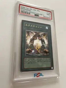 Yu-Gi-Oh! Japanese Exchange DL2-136 PSA 9 Mint Ultimate Rare 2002 - Image 1
