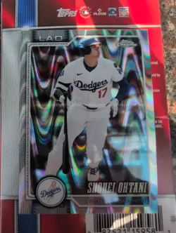 2026 Topps Chrome #1 Shohei Ohtani, Los Angeles Dodgers Raywave Refractor GEM🔥 - Image 1