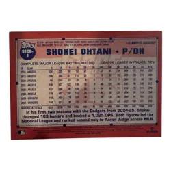 Shohei Ohtani REFRACTOR 75th Anniversary #91CB-1 2026 Topps Chrome Dodgers - Image 2