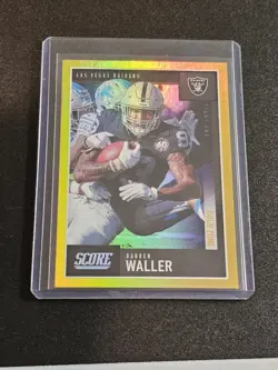 2020 PANINI SCORE FOOTBALL DARREN WALLER GOLD ZONE HOLO PARALLEL #'d /50 🔥 #157 - Image 1