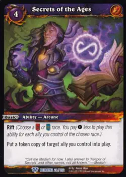 World of Warcraft TCG Secrets of the Ages - Betrayal of the Guardian 24/202 - Image 1