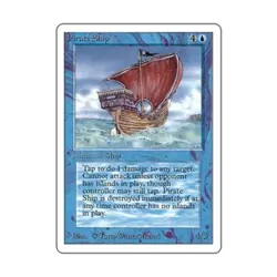 WOTC MtG Unlimited Pirate Ship (R) VG - Image 1