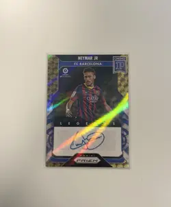 Neymar Jr Custom Made Fan Auto Cards - Panini Prizm La Liga Legends - Image 1
