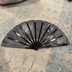 Disney Parks Tim Burton's The Nightmare Before Christmas Large Folding Hand Fan - Image 4