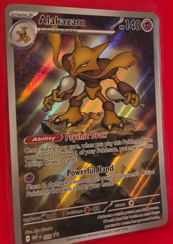 Pokemon TCG Me: Mega Evolution Promo Alakazam Holo 140 HP 009 EN 2025 - Image 1