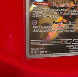 Pokemon TCG Me: Mega Evolution Promo Alakazam Holo 140 HP 009 EN 2025 - Image 4