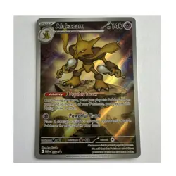 Pokemon TCG Alakazam 009 Me: Mega Evolution Promo Holo Stage 2 140 HP EN 2025 - Image 1