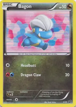 Pokemon Card - Bagon - Holo (6/20 - Dragon Vault) - Image 1