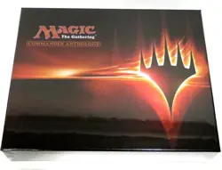 Box Set ~ COMMANDER ANTHOLOGY Volume 1 MtG sealed Four 100 Card Deck Magic WotC - Image 1
