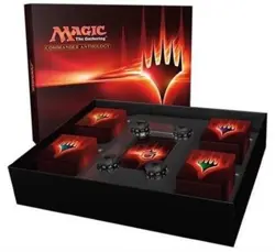 Box Set ~ COMMANDER ANTHOLOGY Volume 1 MtG sealed Four 100 Card Deck Magic WotC - Image 3