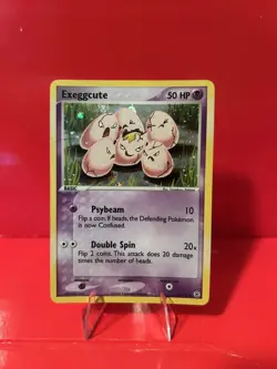 Exeggcute 33/112 Reverse Holo Pokemon Card DMG - Image 1