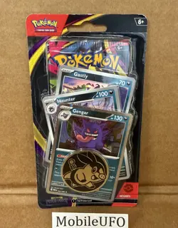 Pokemon TCG Pitch Black Booster Pack w/ 1 Gengar Foil Promo Card Haunter, Gastly - Image 1