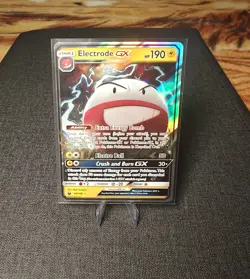 Pokemon Electrode GX 48/168 NM Ultra Rare Celestial Storm Trading Card TCG - Image 1