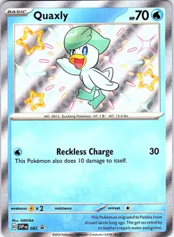 Quaxly Holo Promo SV: Scarlet & Violet Promo Cards 082 NM - Image 1