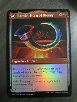 Birgi God of Storytelling / Harnfel Horn of Bounty Foil Kaldheim NM ENG MTG - Image 2