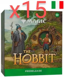 Magic The Hobbit Case X15 Prerelease Pack Box Sealed Italiano ITA Preorder - Image 1