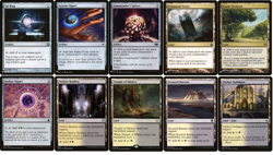 ORZHOV Commander Deck Builder Starter Pack Kit White/Black MANA Lands Artifacts - Image 1
