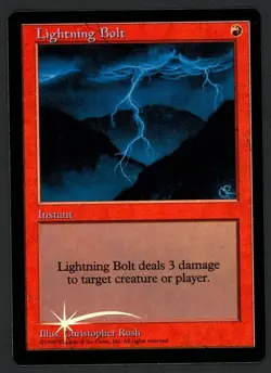 ***FOIL Lightning Bolt Judge Promo*** MTG Promo Kid Icarus - Image 1