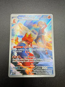 Ethan’s Magcargo 222/217 Ascended Heroes Pokemon TCG NM - Image 1