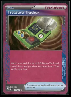 Treasure Tracker 131/131 Holo Prismatic Evolutions NM/M Pokemon - Image 1
