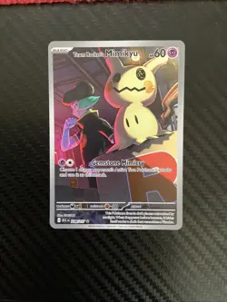 Team Rocket's Mimikyu 238/217 Illustration Rare Ascended Heroes Pokemon Holo NM - Image 1