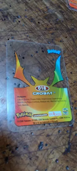 Crobat 018 Pokemon Lamincards Edibas - ESP - EXC - Image 2