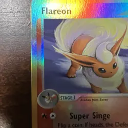 Pokemon Flareon 5/100 Sandstorm Reverse Holo Rare DMG/HP - Image 2