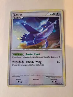 Pokemon TCG Latios Hgss11 Black Star Promo (Cosmos Holo) Holo Swirl - Image 1