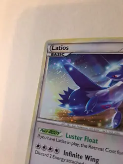 Pokemon TCG Latios Hgss11 Black Star Promo (Cosmos Holo) Holo Swirl - Image 2