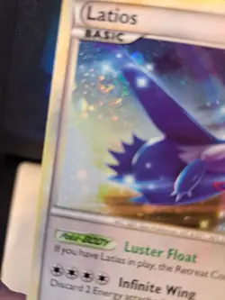 Pokemon TCG Latios Hgss11 Black Star Promo (Cosmos Holo) Holo Swirl - Image 5