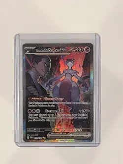 Pokemon TCG Team Rockets Mewtwo EX 231/182 Destined Rivals SIR Near Mint - Image 1