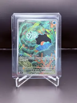 Pokemon TCG Clamperl Holo Illustration Destined Rivals 195/182 - Image 1