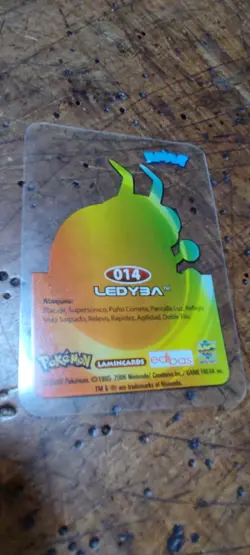 Ledyba 014 Pokemon Lamincards Edibas - ESP - EXC - Image 2
