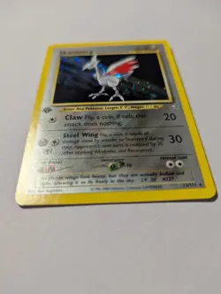 Pokemon TCG Skarmory 13/111 1st Edition Neo Genesis Holo Rare 60 HP Ken Sugimori - Image 4