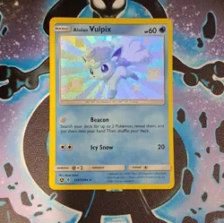 The Pokemon Company Alolan Vulpix Hidden Fates SV Shiny Holo SV8/SV94 ENG - Image 1