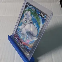 Pokemon TCG Alolan Vulpix V Full Art 173/195 Silver Tempest Ultra Rare Holo - Image 2