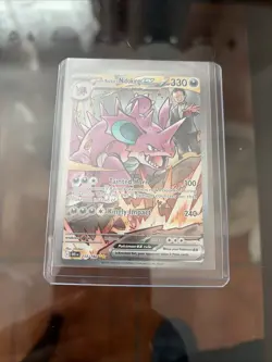 Pokemon TCG Team Rockets Nidoking EX 233/182 Destined Rivals - Image 1