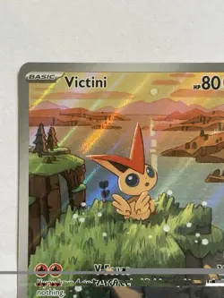 Pokemon TCG Victini 208 SVP Scarlet & Violet Promo Holo ENG 80 HP V-Force - Image 5