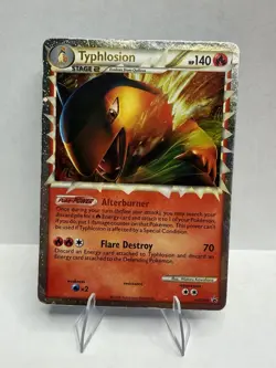 Pokemon TCG Typhlosion Prime HGSS09 HGSS Promo Holo 140 HP Eng 2010 Heavy Play - Image 1