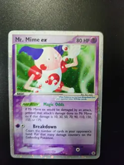 Pokemon TCG Mr. Mime ex 110/112 FireRed & LeafGreen Holo LP-NM - Free Ship - Image 1
