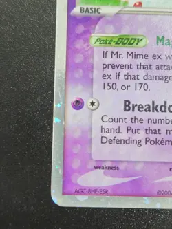 Pokemon TCG Mr. Mime ex 110/112 FireRed & LeafGreen Holo LP-NM - Free Ship - Image 4