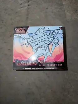 Chaos Rising Pokemon Center ETB Brand New Sealed - Small Tear - Image 1