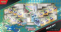 Pokemon TCG Crown Zenith Sea & Sky Premium Collection - 14 Packs, Promos - Image 1