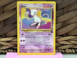 Mew Non Holo 8 Wotc Promo Regular Pokemon Vintage TCG 1999-2000 LP-/MP+ - Image 1