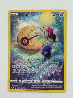 Lunatone GG11/GG70 Holo Crown Zenith Galarian Gallery Pokemon NM - Image 1