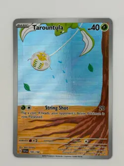 Tarountula 199/198 Illustration Rare Scarlet & Violet Pokemon Holo Near Mint - Image 1