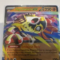 Pokemon TCG Mega Hawlucha EX Ascended Heroes 116/217 Rare - Image 4