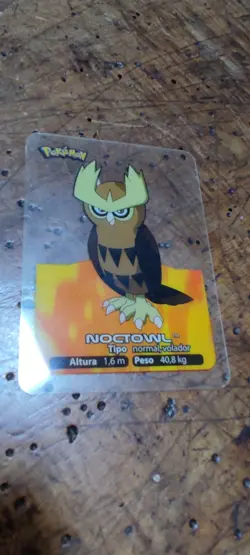 Noctowl 013 Pokemon Lamincards Edibas - ESP - EXC - Image 1